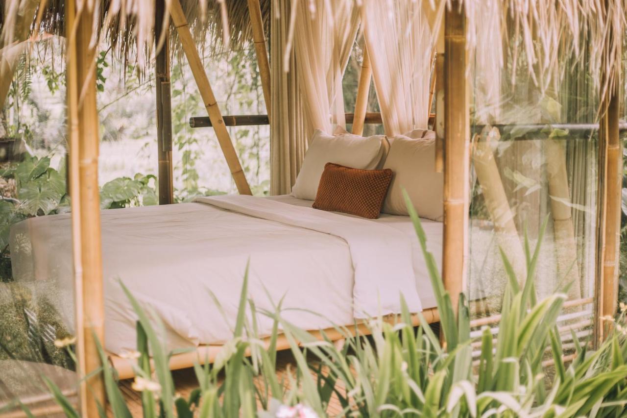הוילה Selat Hideout Eco Bamboo House Bali מראה חיצוני תמונה