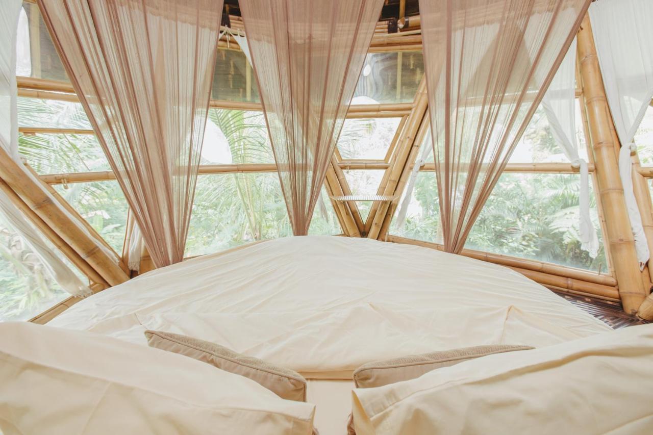 הוילה Selat Hideout Eco Bamboo House Bali מראה חיצוני תמונה