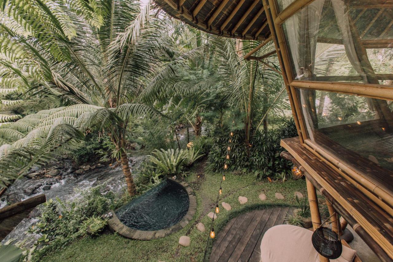 הוילה Selat Hideout Eco Bamboo House Bali מראה חיצוני תמונה