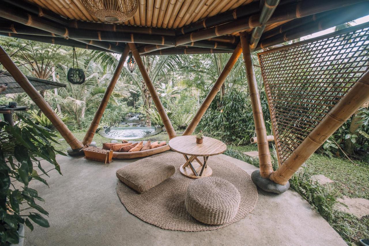 הוילה Selat Hideout Eco Bamboo House Bali מראה חיצוני תמונה