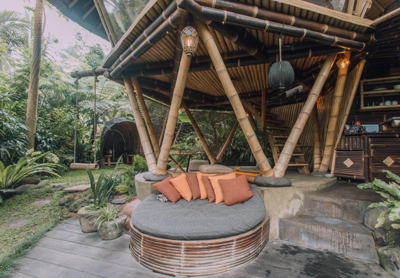 הוילה Selat Hideout Eco Bamboo House Bali מראה חיצוני תמונה