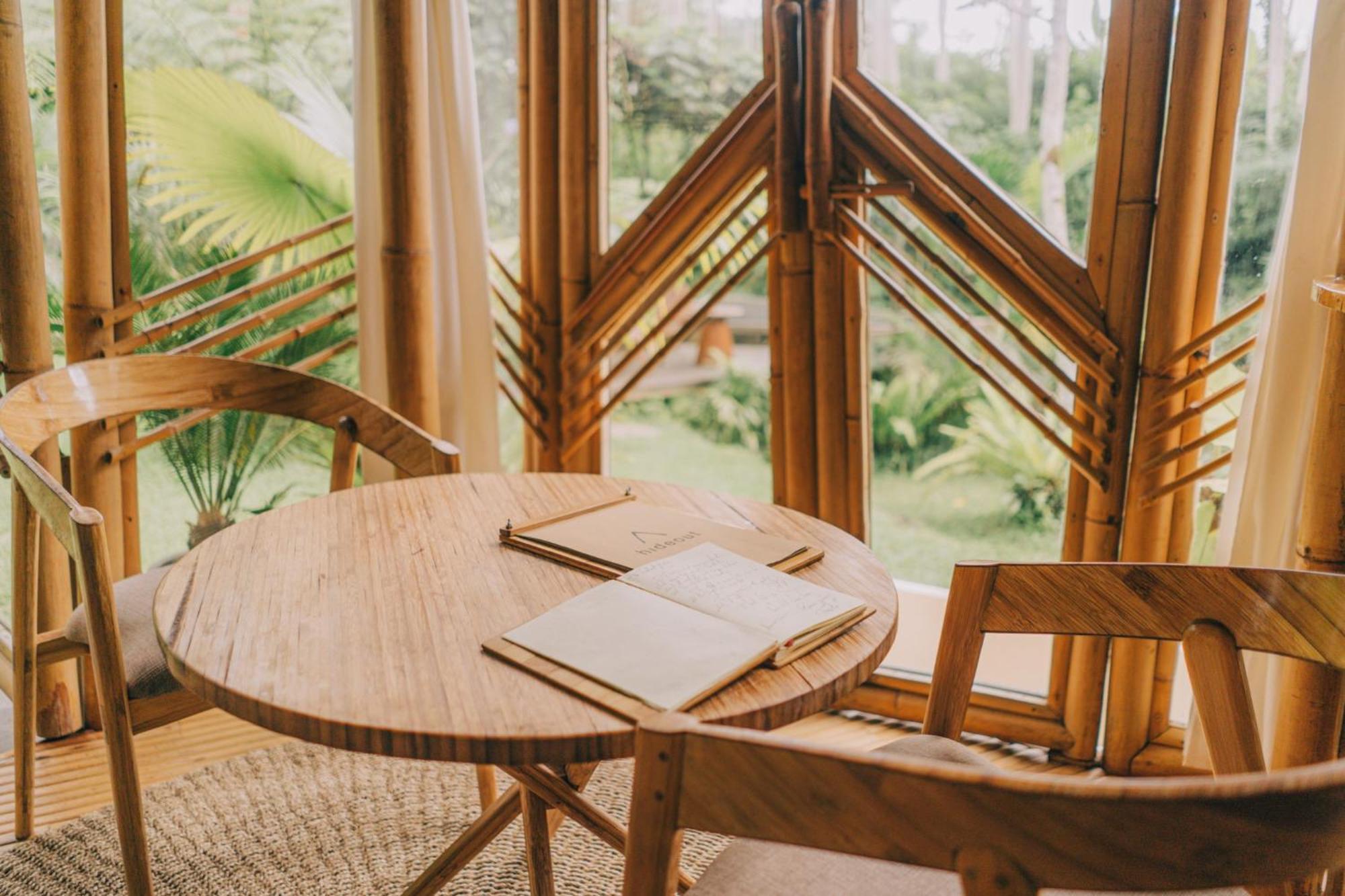 הוילה Selat Hideout Eco Bamboo House Bali מראה חיצוני תמונה