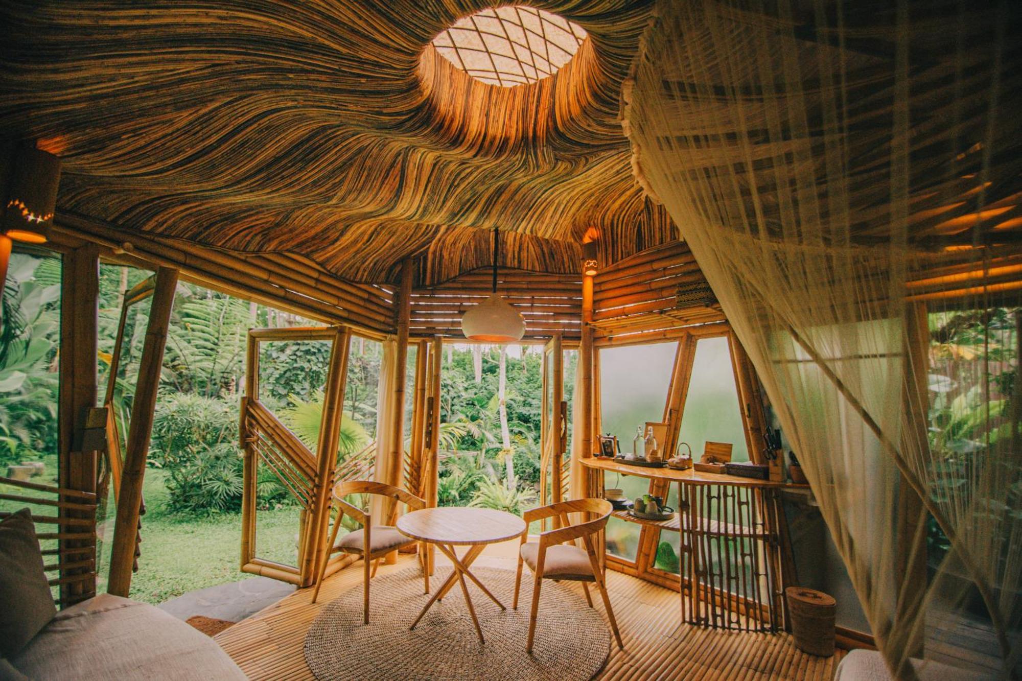הוילה Selat Hideout Eco Bamboo House Bali מראה חיצוני תמונה