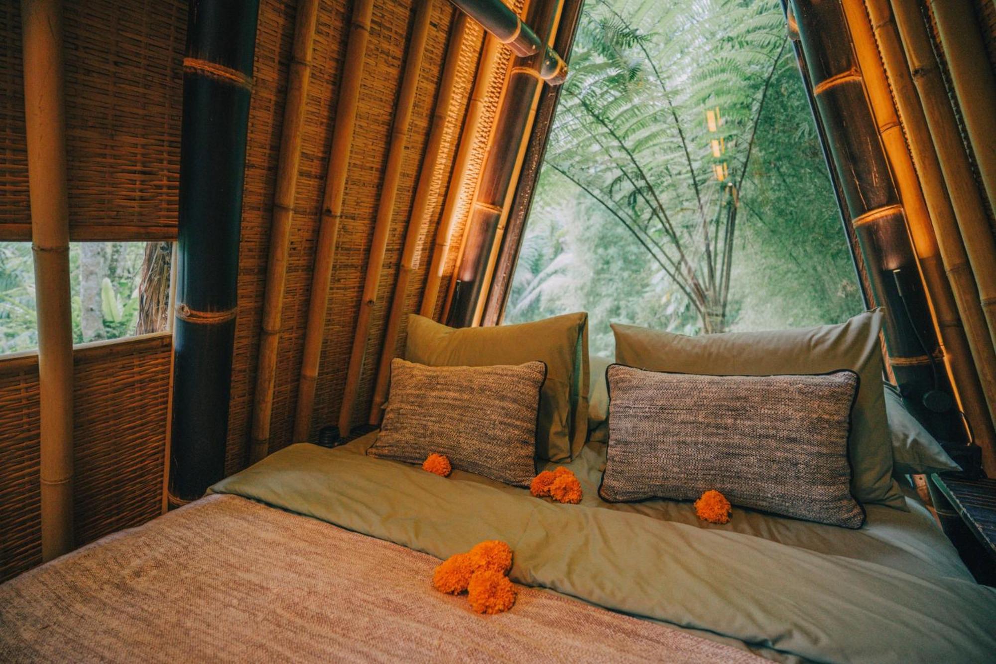 הוילה Selat Hideout Eco Bamboo House Bali חדר תמונה