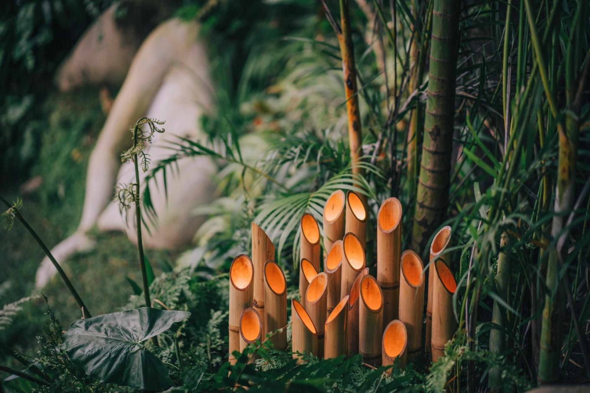 הוילה Selat Hideout Eco Bamboo House Bali חדר תמונה