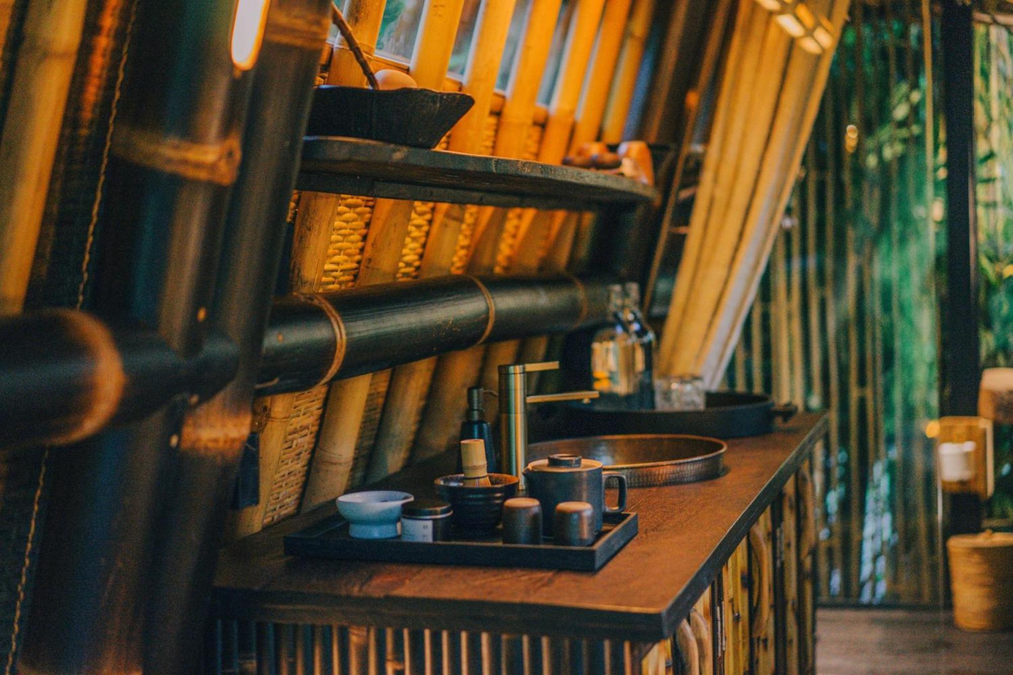 הוילה Selat Hideout Eco Bamboo House Bali מראה חיצוני תמונה