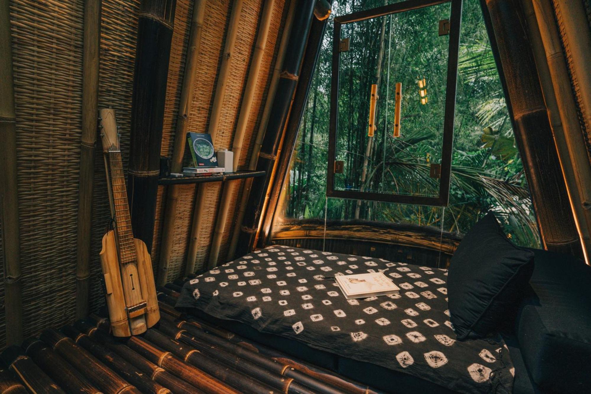 הוילה Selat Hideout Eco Bamboo House Bali מראה חיצוני תמונה
