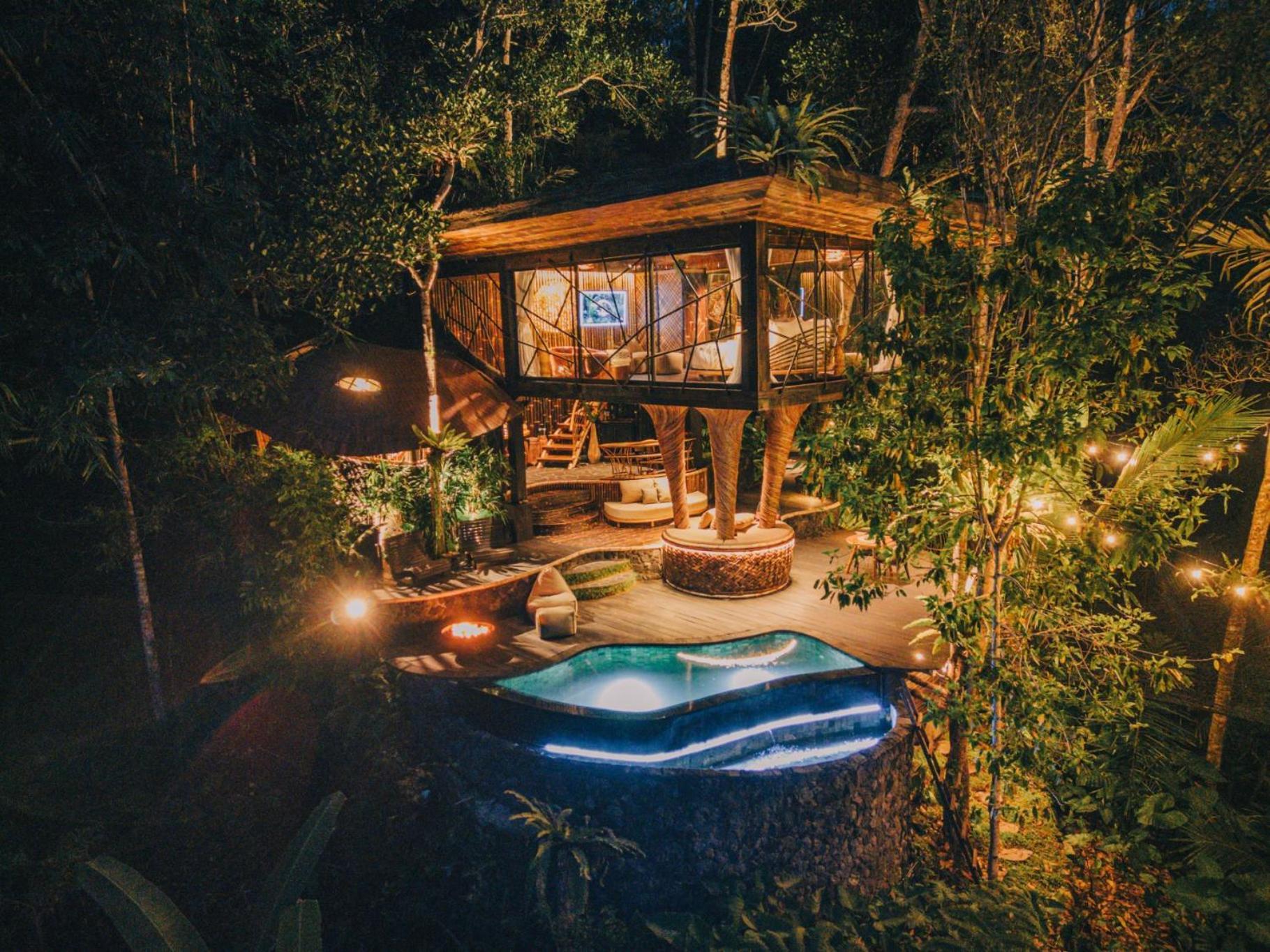 הוילה Selat Hideout Eco Bamboo House Bali מראה חיצוני תמונה