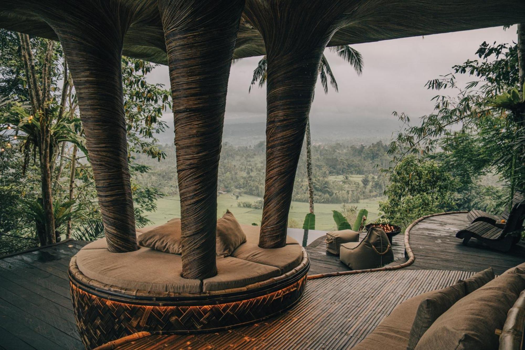הוילה Selat Hideout Eco Bamboo House Bali מראה חיצוני תמונה