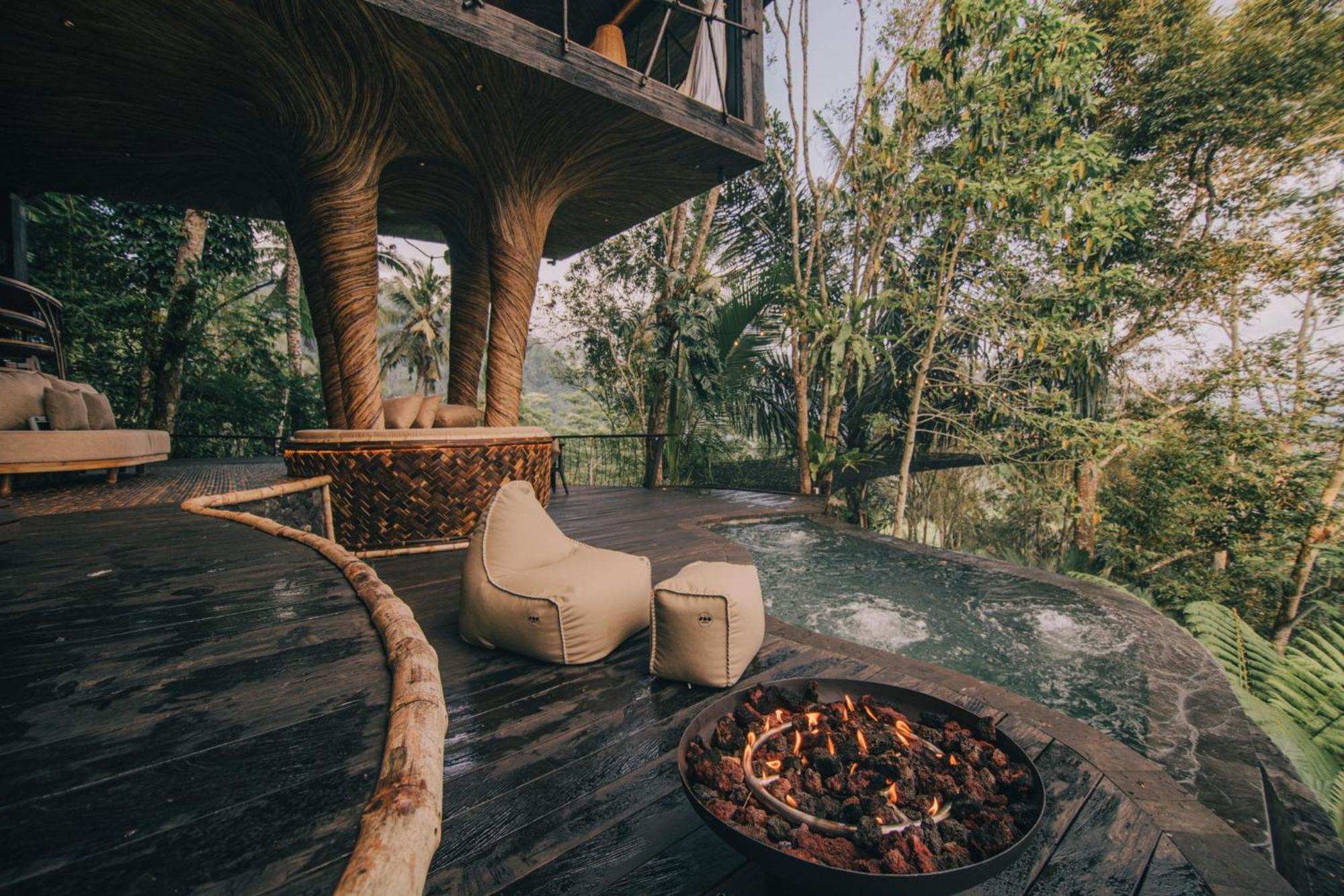 הוילה Selat Hideout Eco Bamboo House Bali חדר תמונה