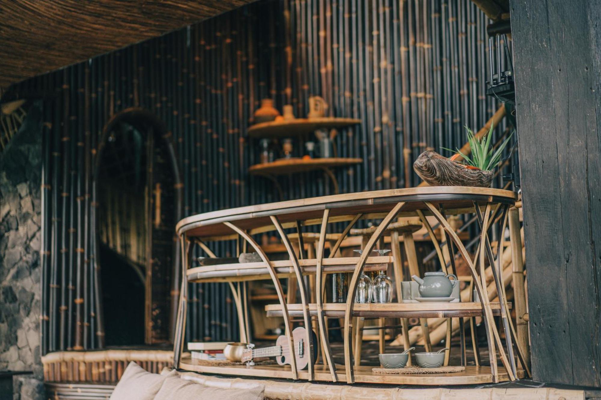 הוילה Selat Hideout Eco Bamboo House Bali חדר תמונה