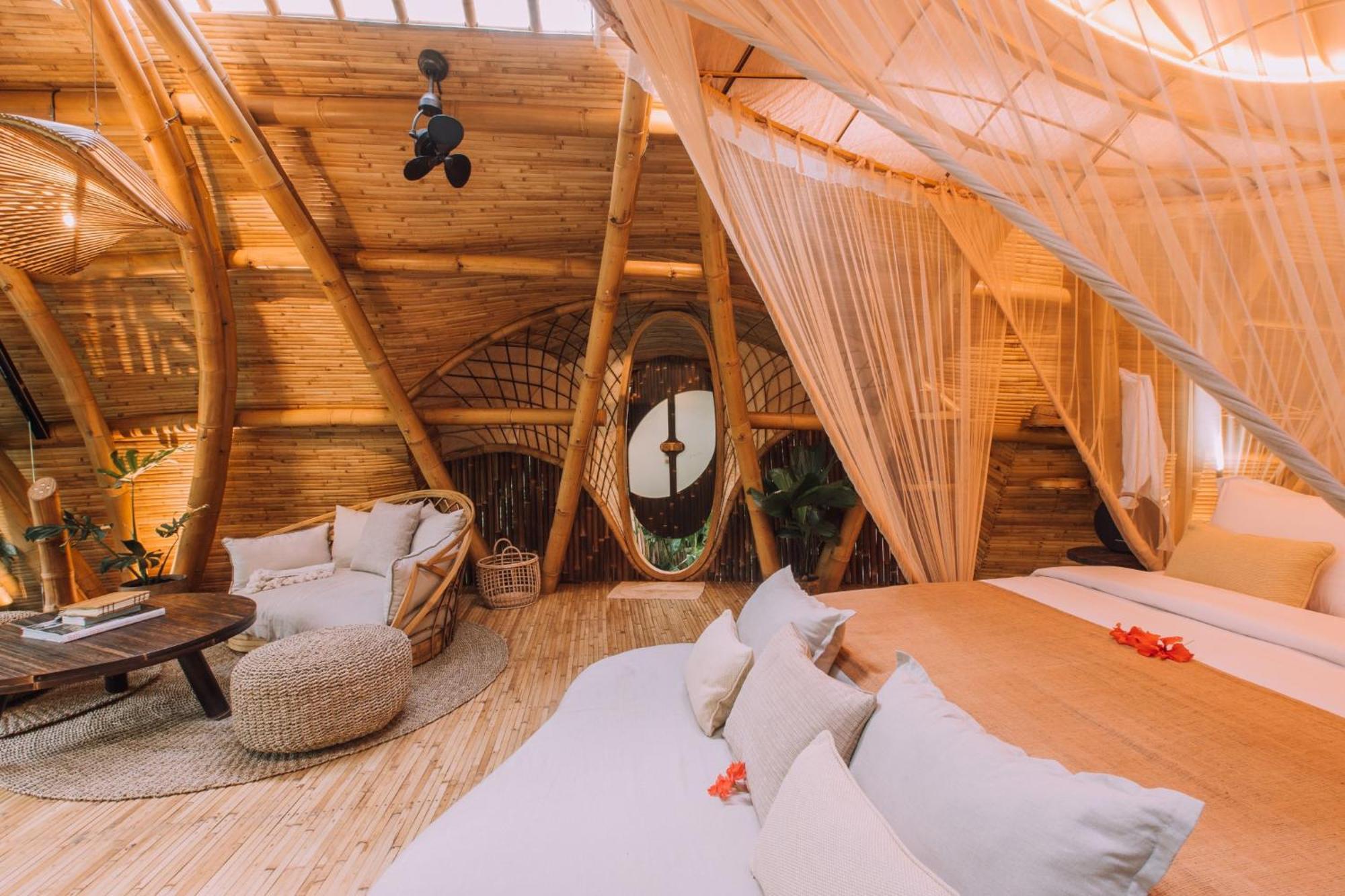 הוילה Selat Hideout Eco Bamboo House Bali חדר תמונה