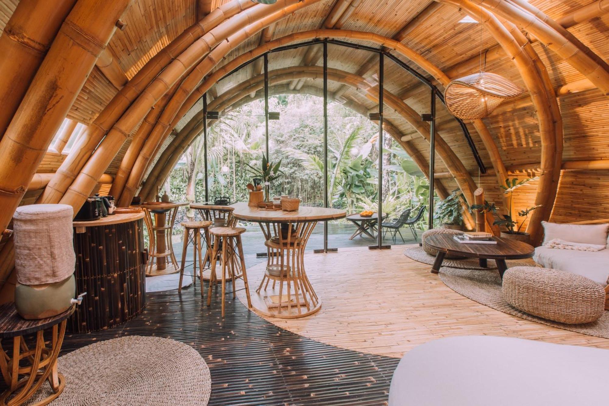 הוילה Selat Hideout Eco Bamboo House Bali חדר תמונה