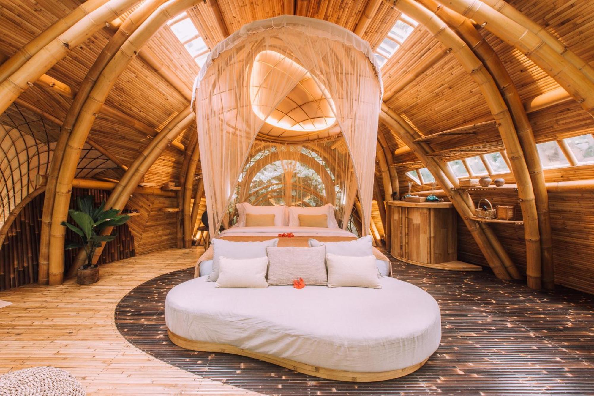 הוילה Selat Hideout Eco Bamboo House Bali מראה חיצוני תמונה