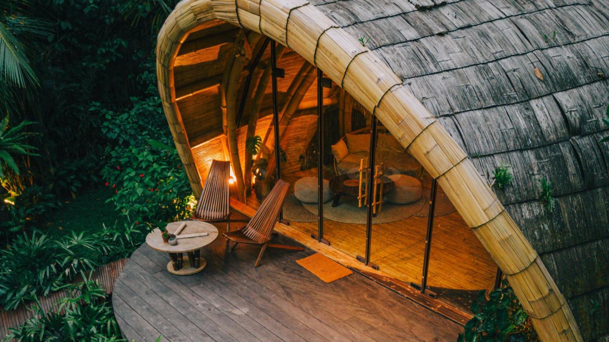 הוילה Selat Hideout Eco Bamboo House Bali חדר תמונה