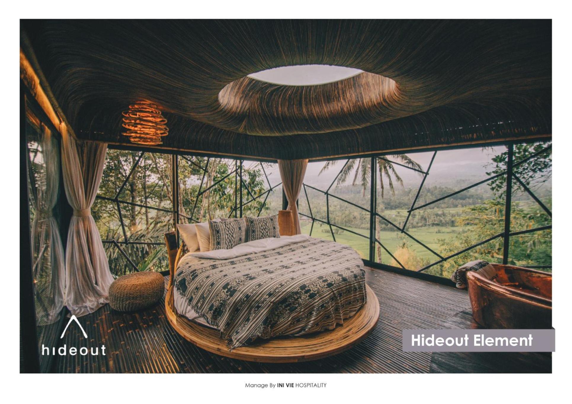הוילה Selat Hideout Eco Bamboo House Bali חדר תמונה