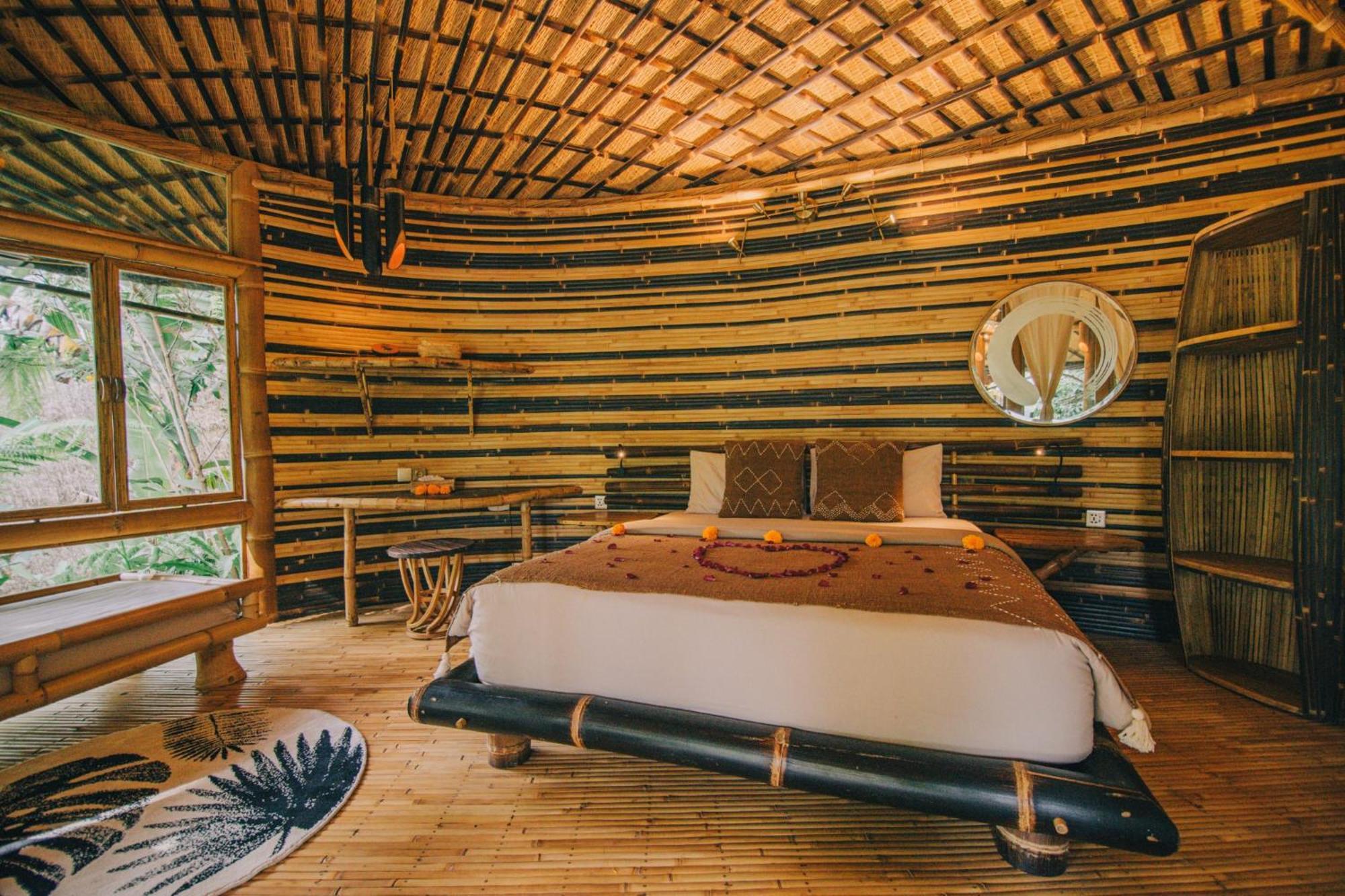 הוילה Selat Hideout Eco Bamboo House Bali חדר תמונה