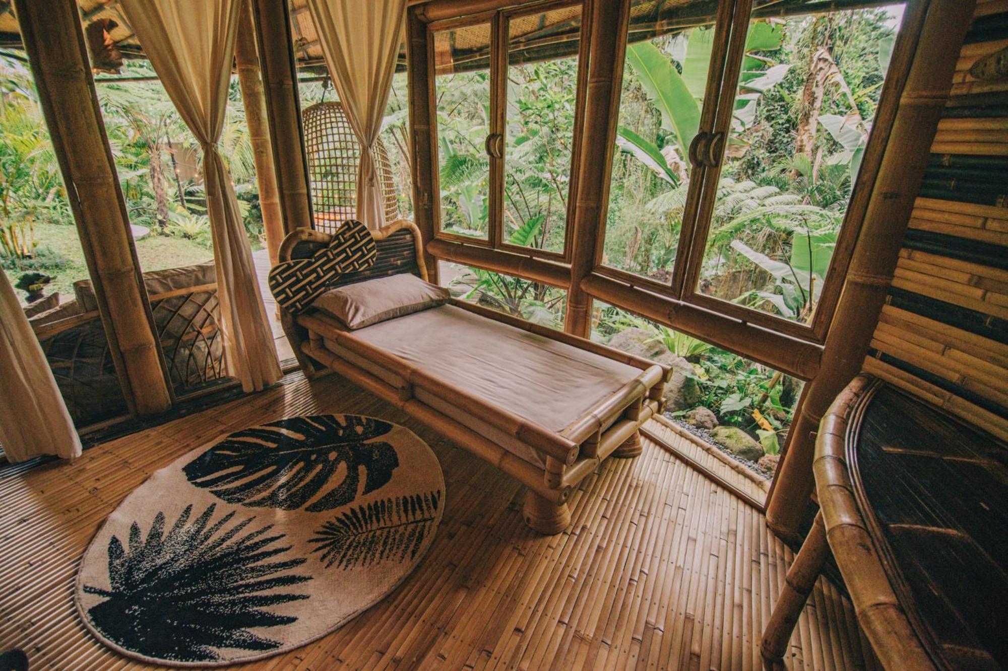 הוילה Selat Hideout Eco Bamboo House Bali חדר תמונה