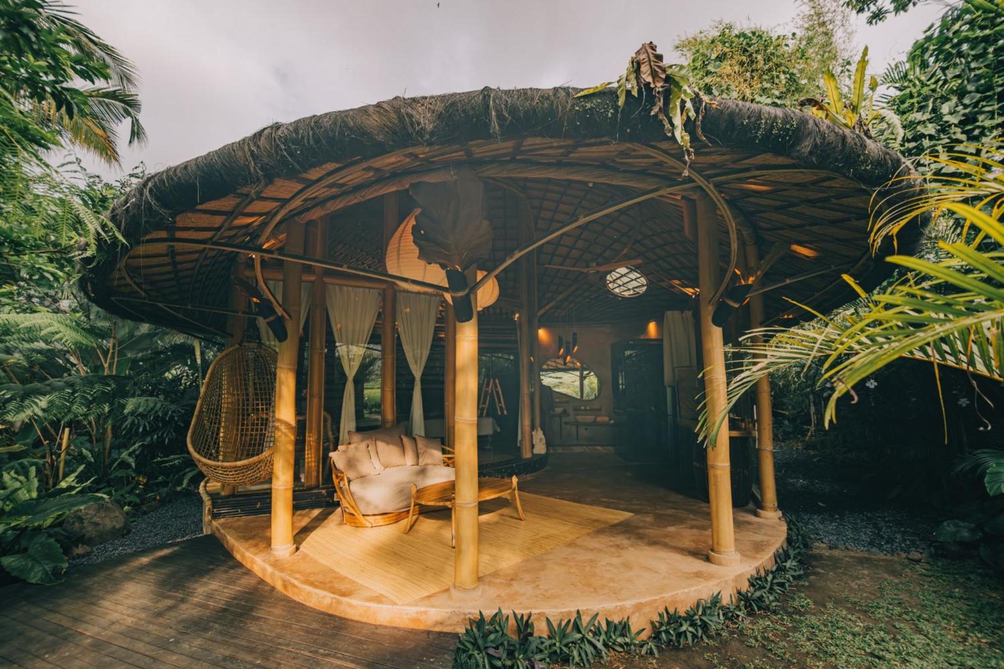 הוילה Selat Hideout Eco Bamboo House Bali חדר תמונה