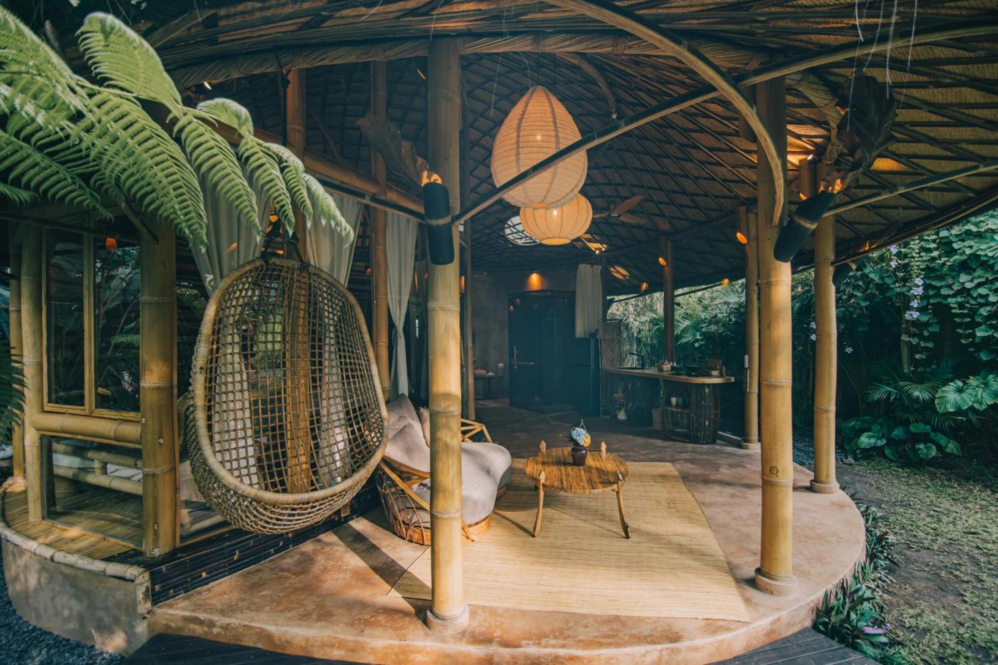 הוילה Selat Hideout Eco Bamboo House Bali חדר תמונה