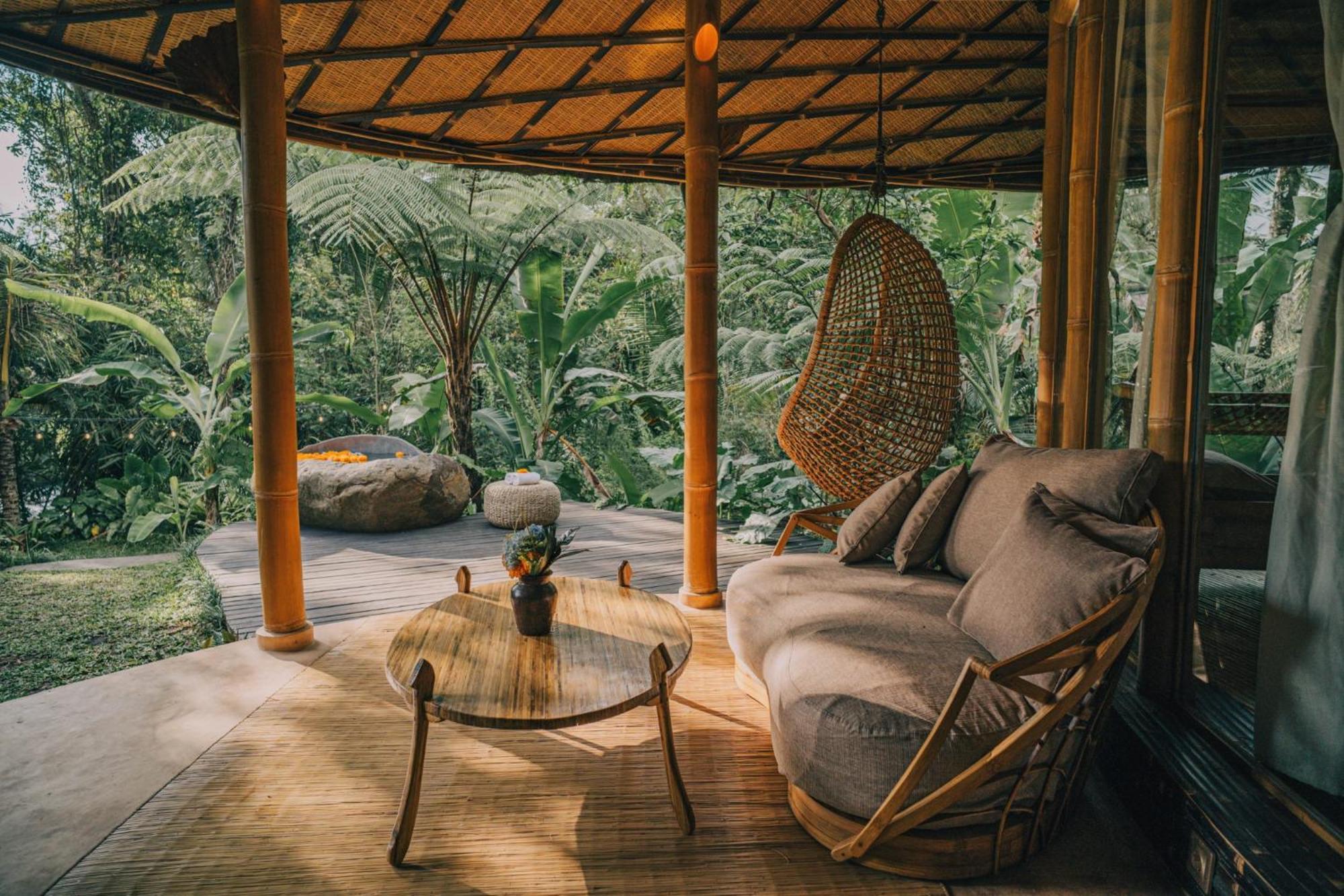 הוילה Selat Hideout Eco Bamboo House Bali חדר תמונה